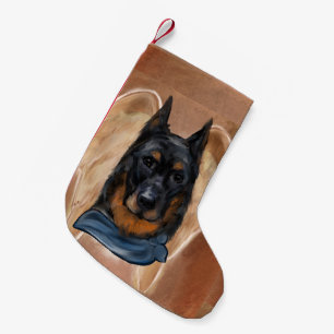 Beauceron Small Christmas Stocking