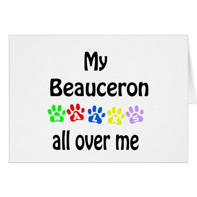 Beauceron Walks Design (Front Horizontal)