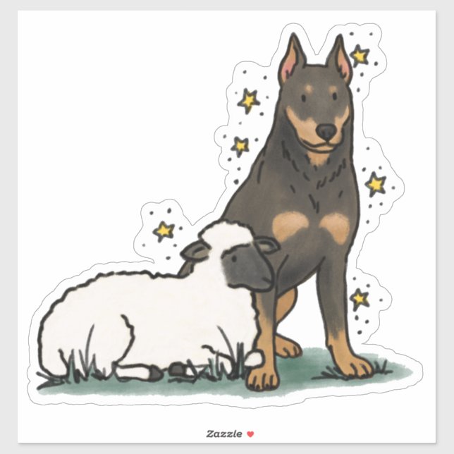 Beauceron - Working Car Decal (Sheet)