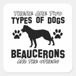 Beaucerons designs square sticker