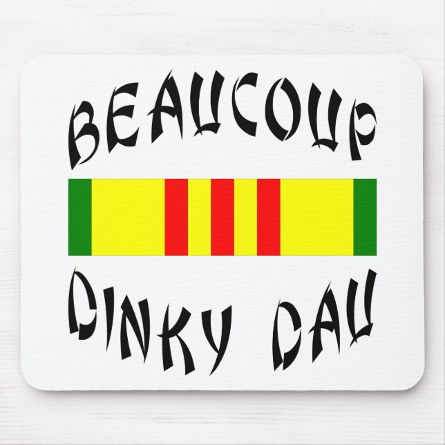 Beaucoup Dinky Dau Vietnam Mouse Mat (Front)