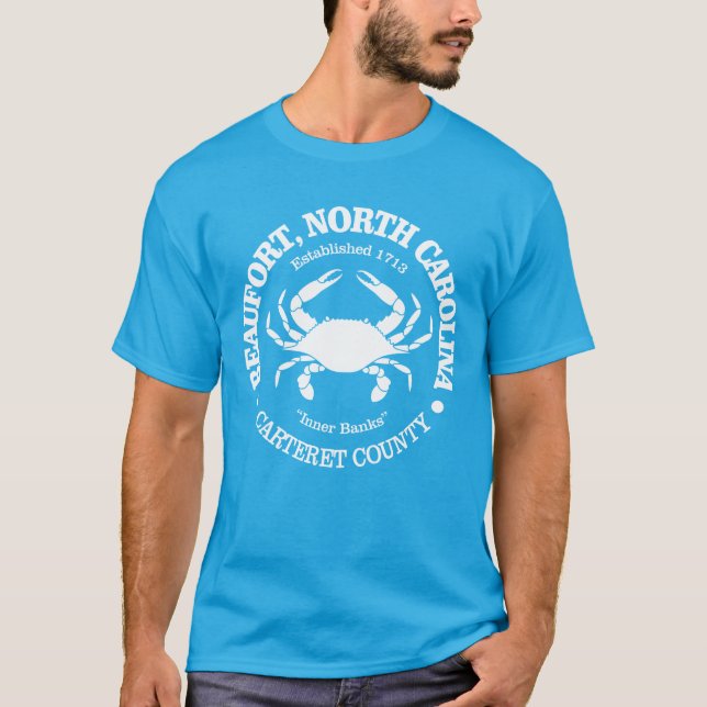 Beaufort NC (crab) T-Shirt (Front)