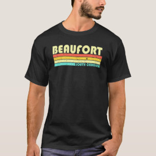 Beaufort Sc South Carolina City Home Roots Retro 8 T-Shirt