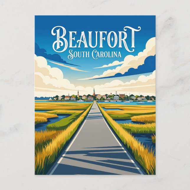 Beaufort USA Postcard (Front)