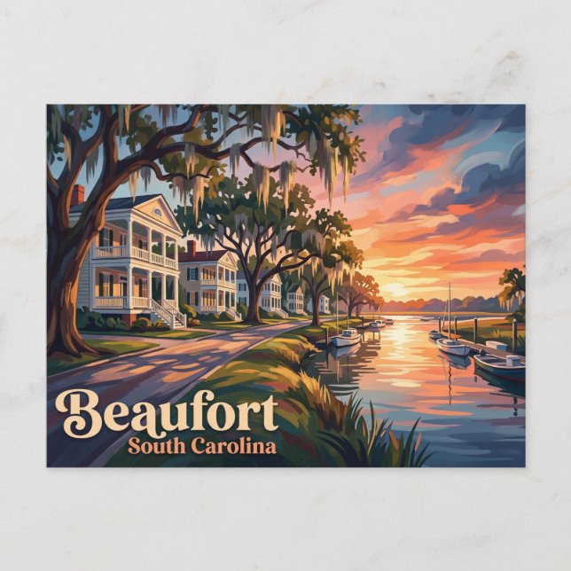 Beaufort USA Postcard (Front)