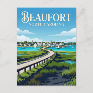 Beaufort USA Postcard