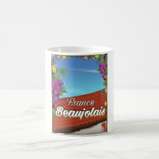 Beaujolais France wine travel poster Coffee Mug