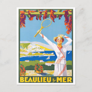 Beaulieu France vintage travel Postcard