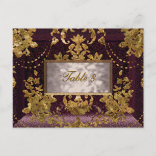 Beaumanoir Paige Victorian Table Number Card