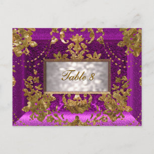 Beaumanoir Perier Victorian Table Number Card