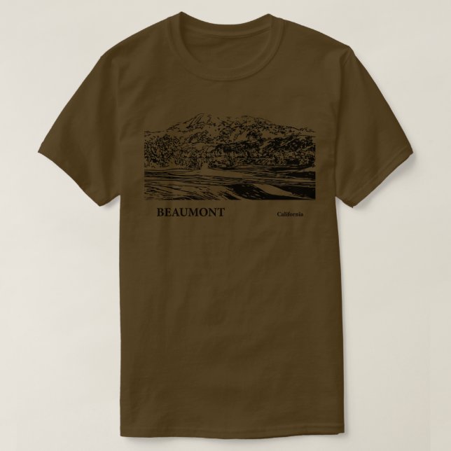 Beaumont California TShirt 2 (Design Front)