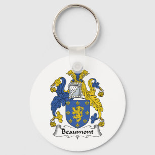 Beaumont Family Crest Key Ring