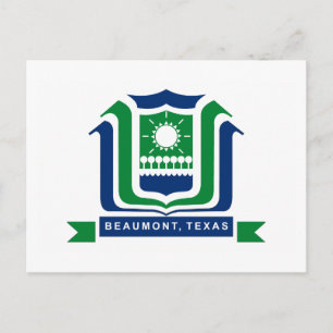 Beaumont Flag Postcard