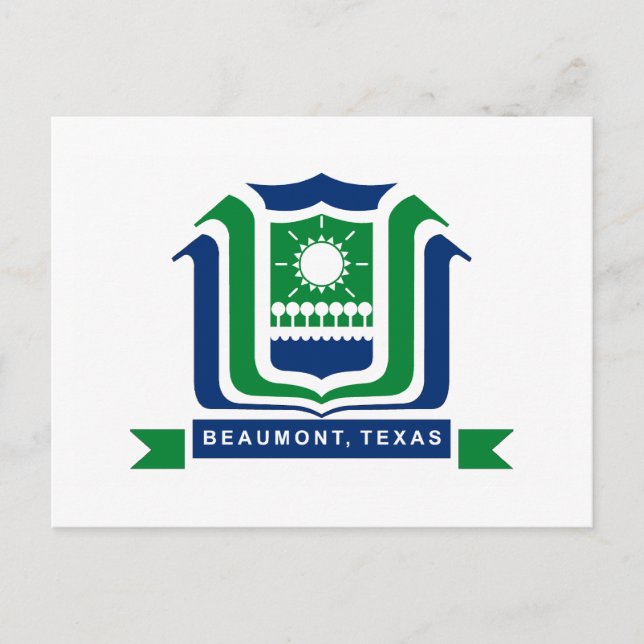 Beaumont Flag Postcard (Front)