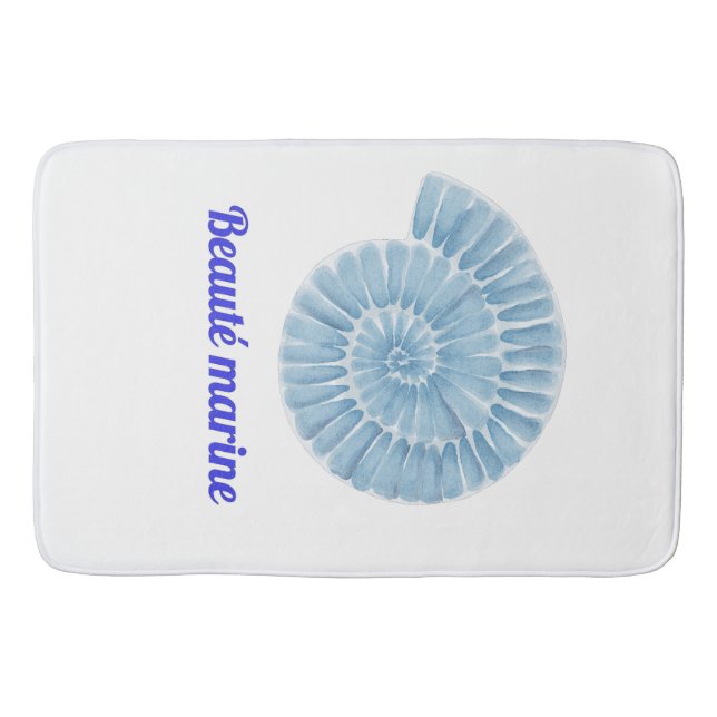 Beauté marine bath mat (Front)