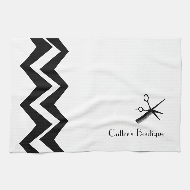 Beautician / Barber Custom Name  Towels (Horizontal)