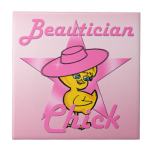 Beautician Chick #8 Tile