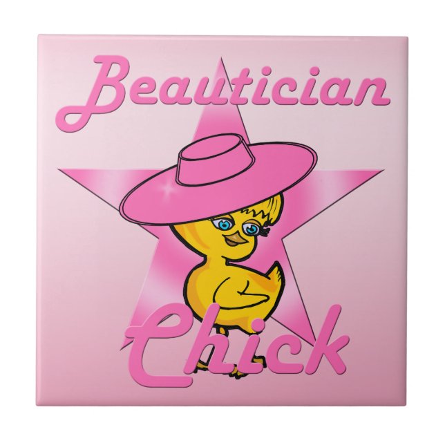 Beautician Chick #8 Tile (Front)