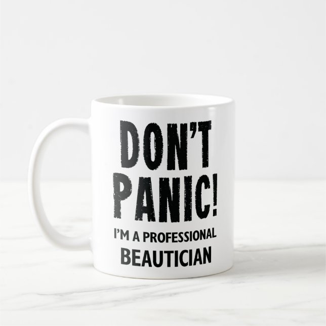 Beautician Coffee Mug (Left)