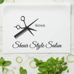 Beautician Custom Name  Towels