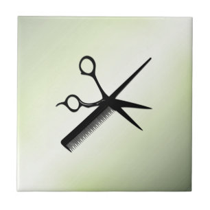 Beautician Design Apple Green Tile