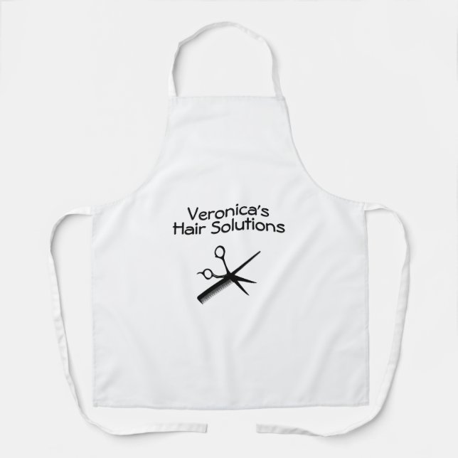 Beautician Design Business Salon Apron (Front)
