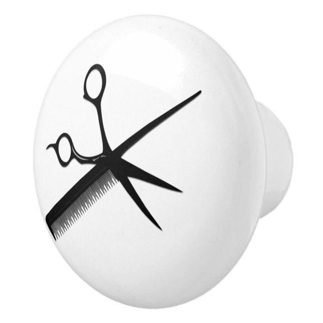 Beautician Design Ceramic Knob (Right)