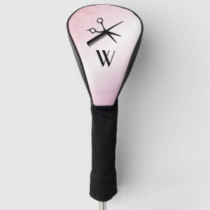 Beautician Design Pink Golf Head Cover