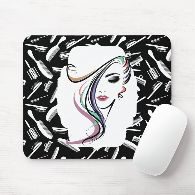 Beautician  mouse mat (With Mouse)