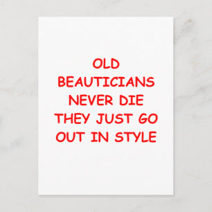 BEAUTician Postcard