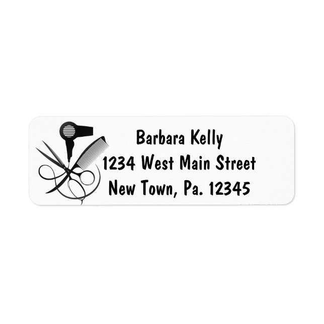 Beautician Return Address (Front)