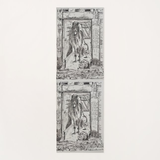 Beauties and the Beast – Yoga Mat (Front)