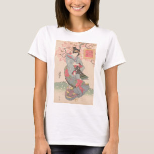 Beauties under Cherry Blossoms Vintage Ukiyo-e T-Shirt