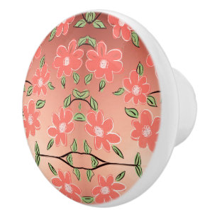 Beautifu Flowered Cabinet pull