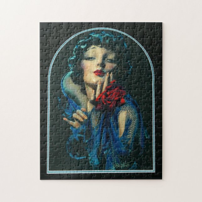 beautiful 1920s woman jigsaw puzzle (Vertical)