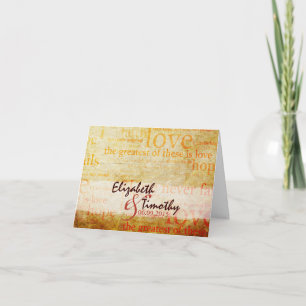 Beautiful 1 Corinthians 13 Thank You Card - V2