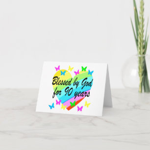 BEAUTIFUL 90TH CHRISTIAN BIRTHDAY PRAYER DESIGN CARD