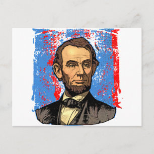 Beautiful Abraham Lincoln Portrait Postcard