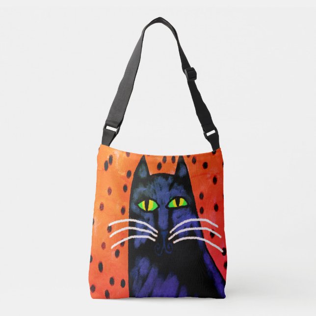 Beautiful Abstract Art Cat Tote Bag (Front)