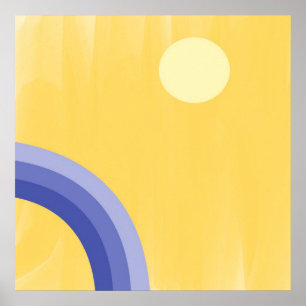 beautiful abstract art poster