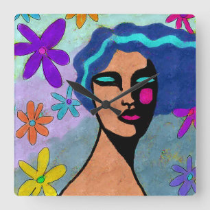 Beautiful Abstract Art Wall Clock