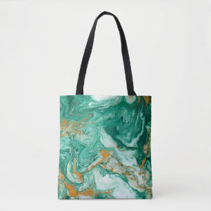 Beautiful abstract background. Golden and dark gre Tote Bag