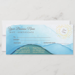 Beautiful Abstract Blue Watercolor Ink