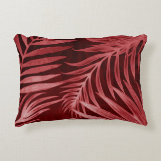 Beautiful abstract colour pink and red flowers on  decorative cushion