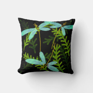 Beautiful Abstract Dragonflies Cushion