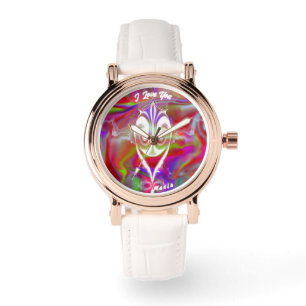 Beautiful Abstract Elegant Rose Gold Watch