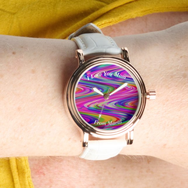 Beautiful Abstract Elegant Rose Gold Watch (Creator Uploaded)
