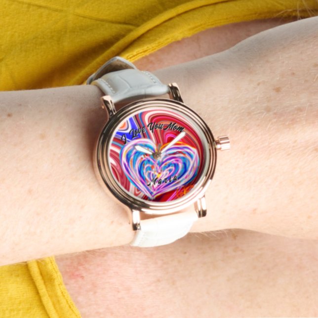 Beautiful Abstract Elegant Rose Gold Watch (Creator Uploaded)