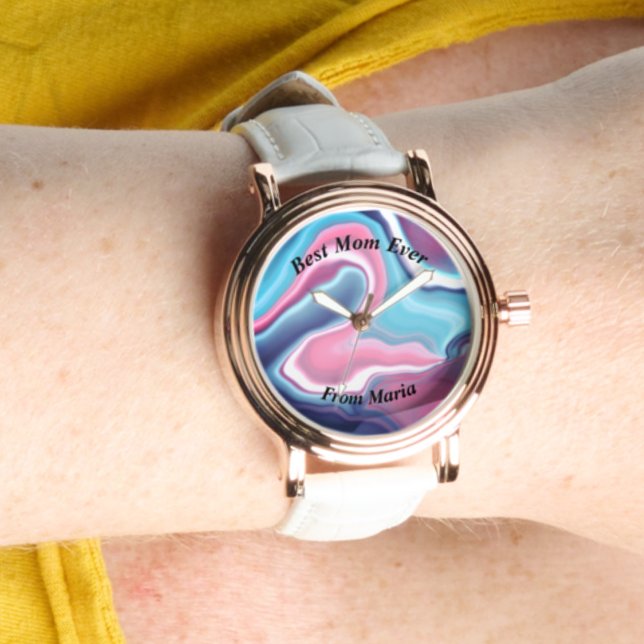 Beautiful Abstract Elegant Rose Gold Watch (Creator Uploaded)