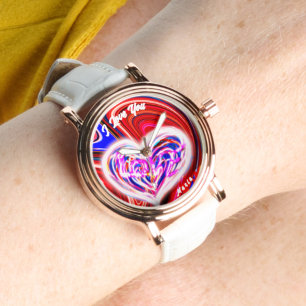 Beautiful Abstract Elegant Rose Gold Watch